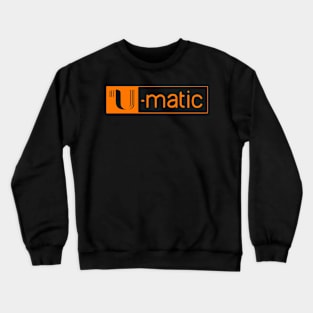 3/4" U-matic Orange logo Umatic Crewneck Sweatshirt